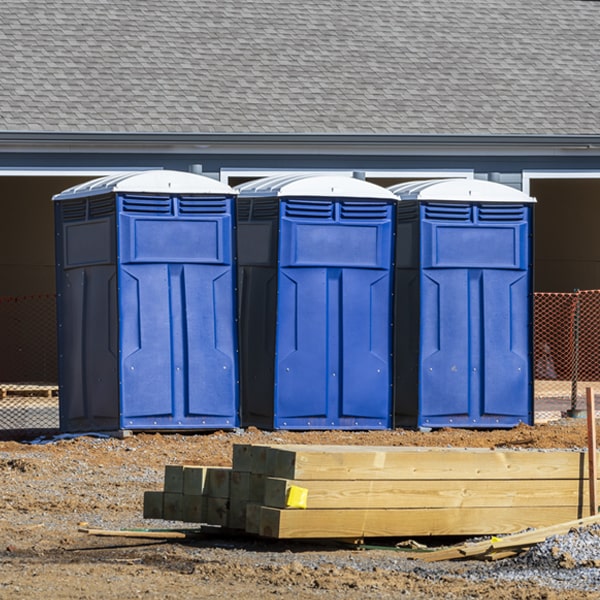 how do you ensure the portable restrooms are secure and safe from vandalism during an event in Chippewa